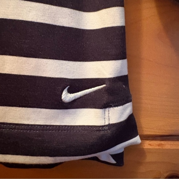 Nike Striped Navy and White Top Size Small - Picture 3 of 8